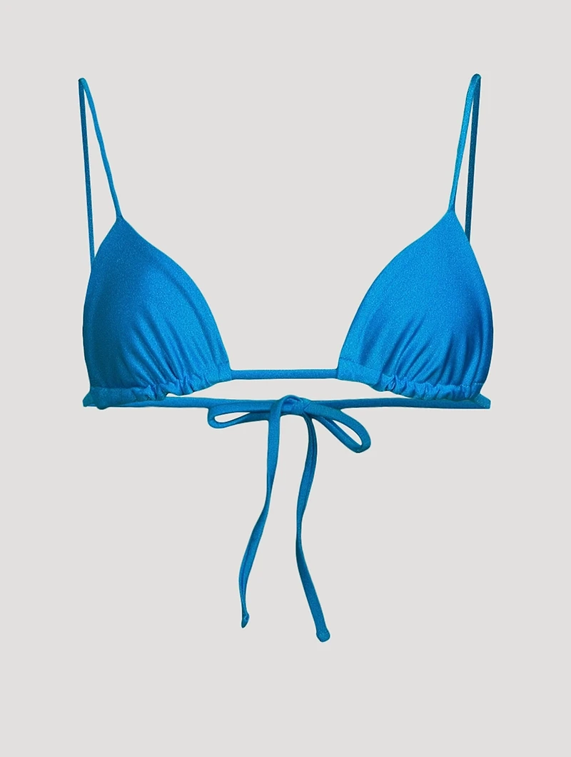 Via Triangle Bikini Top