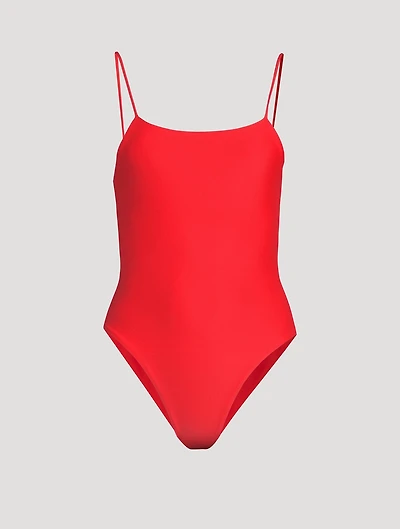 Trophy Scoop Neck One-Piece Swimsuit