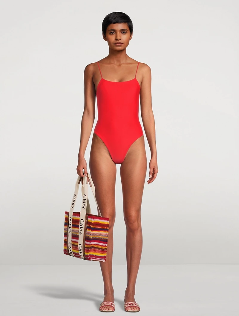 Trophy Scoop Neck One-Piece Swimsuit