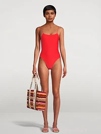 Trophy Scoop Neck One-Piece Swimsuit
