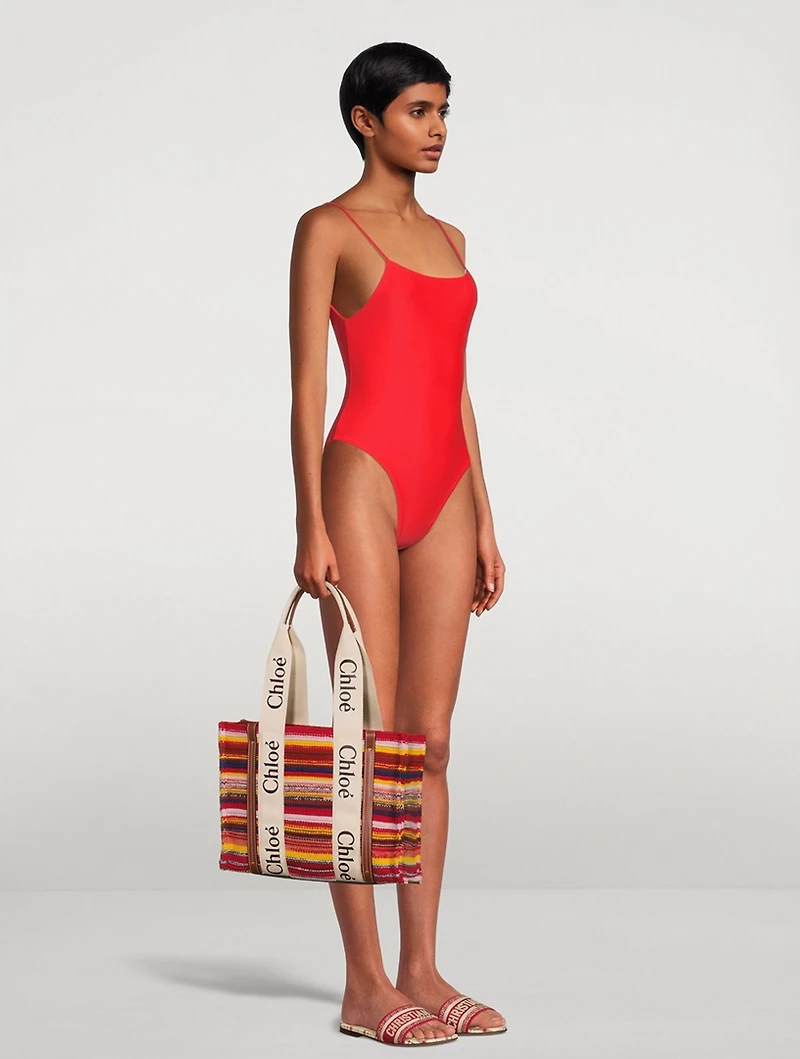 Trophy Scoop Neck One-Piece Swimsuit