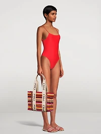 Trophy Scoop Neck One-Piece Swimsuit