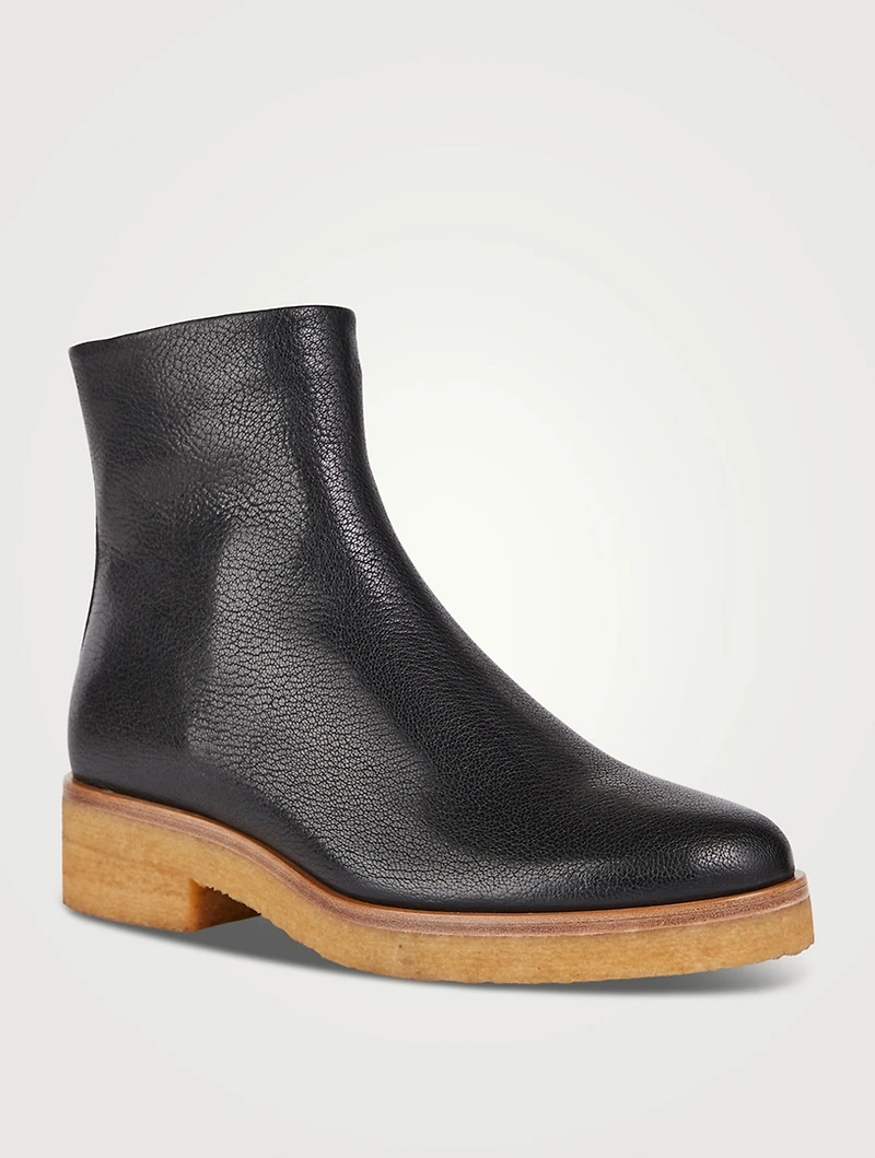 Boris Leather Ankle Boots
