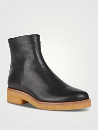 Boris Leather Ankle Boots