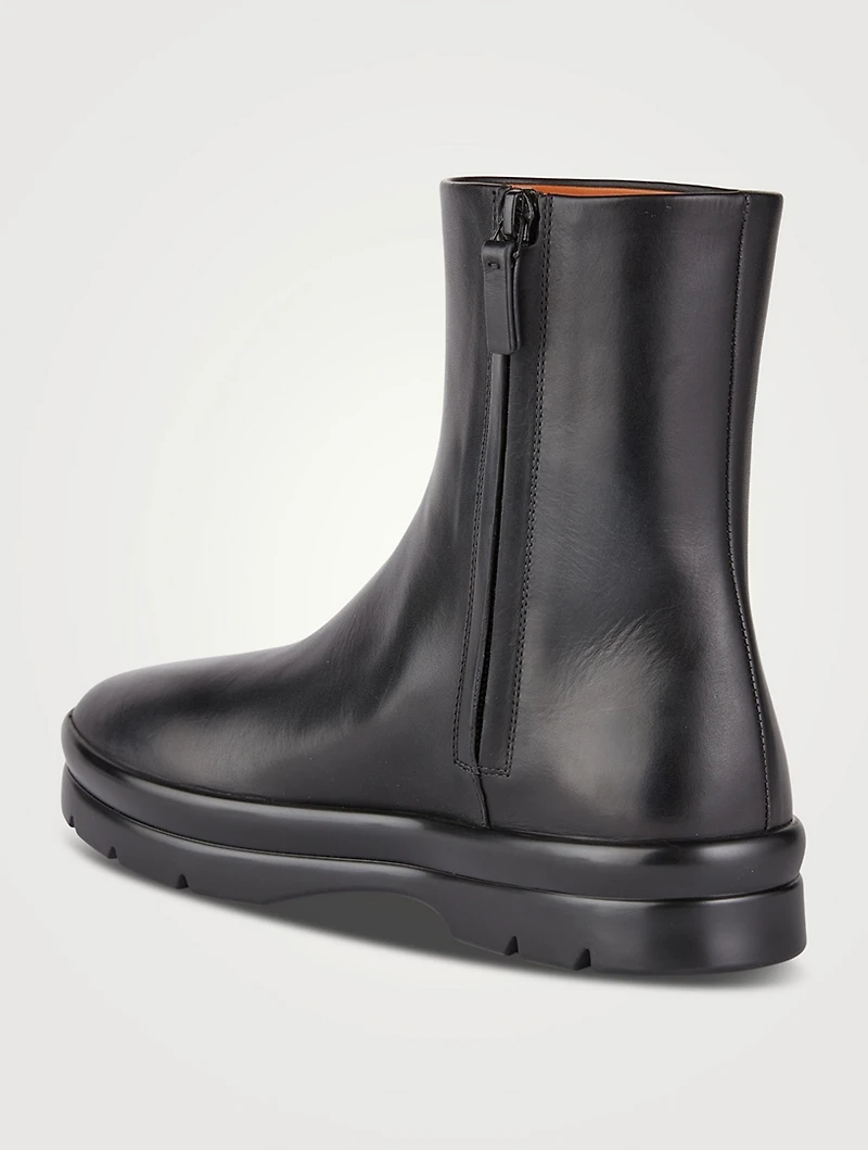 Billie Leather Ankle Boots