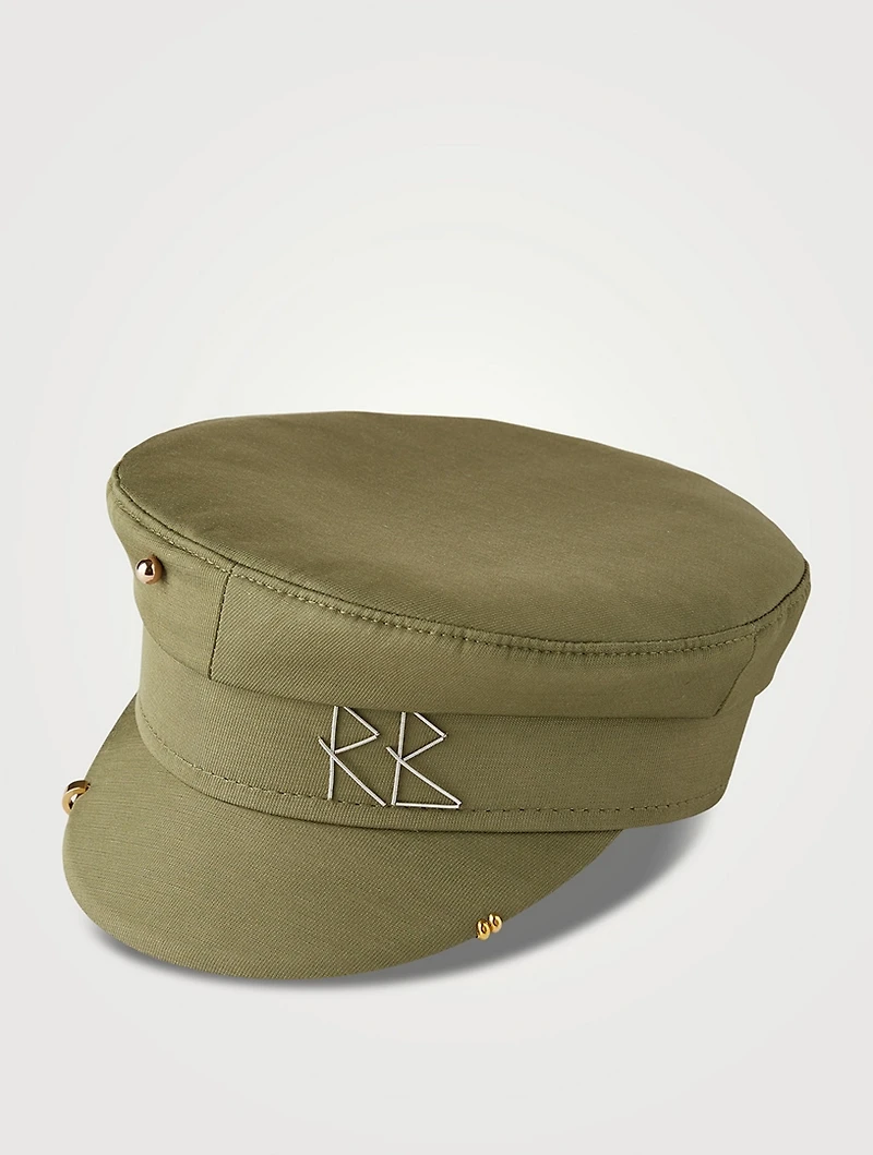 Baker Boy Cap With Piercings