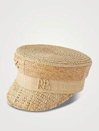 Straw Baker Boy Cap
