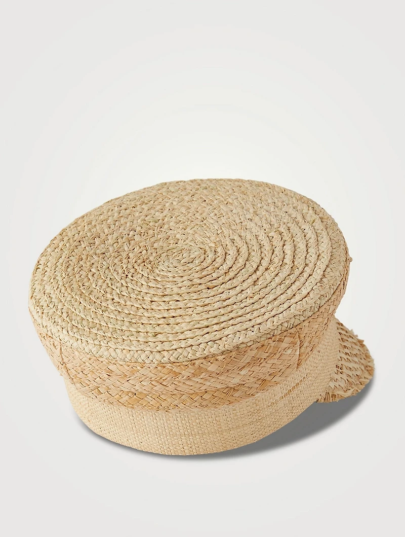 Straw Baker Boy Cap