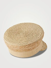 Straw Baker Boy Cap