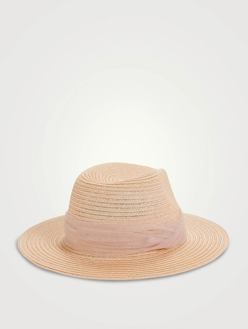 Courtney Straw Fedora