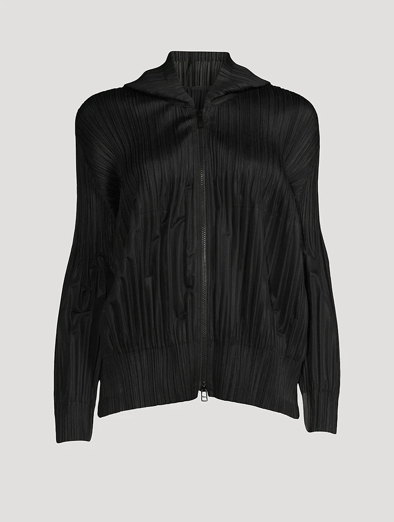 Fluffy Blouson Hoodie