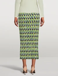Lull Printed Midi Skirt