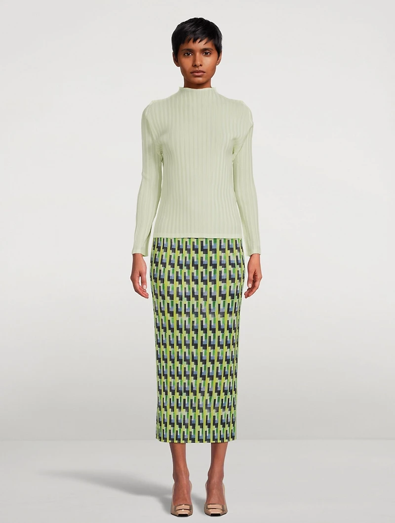 Lull Printed Midi Skirt