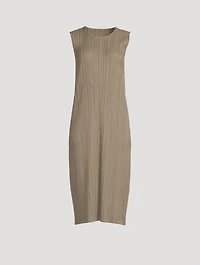 Sand Pleats Dress