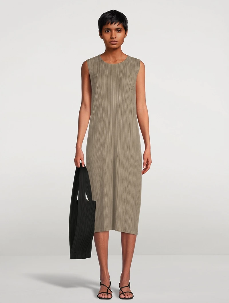 Sand Pleats Dress