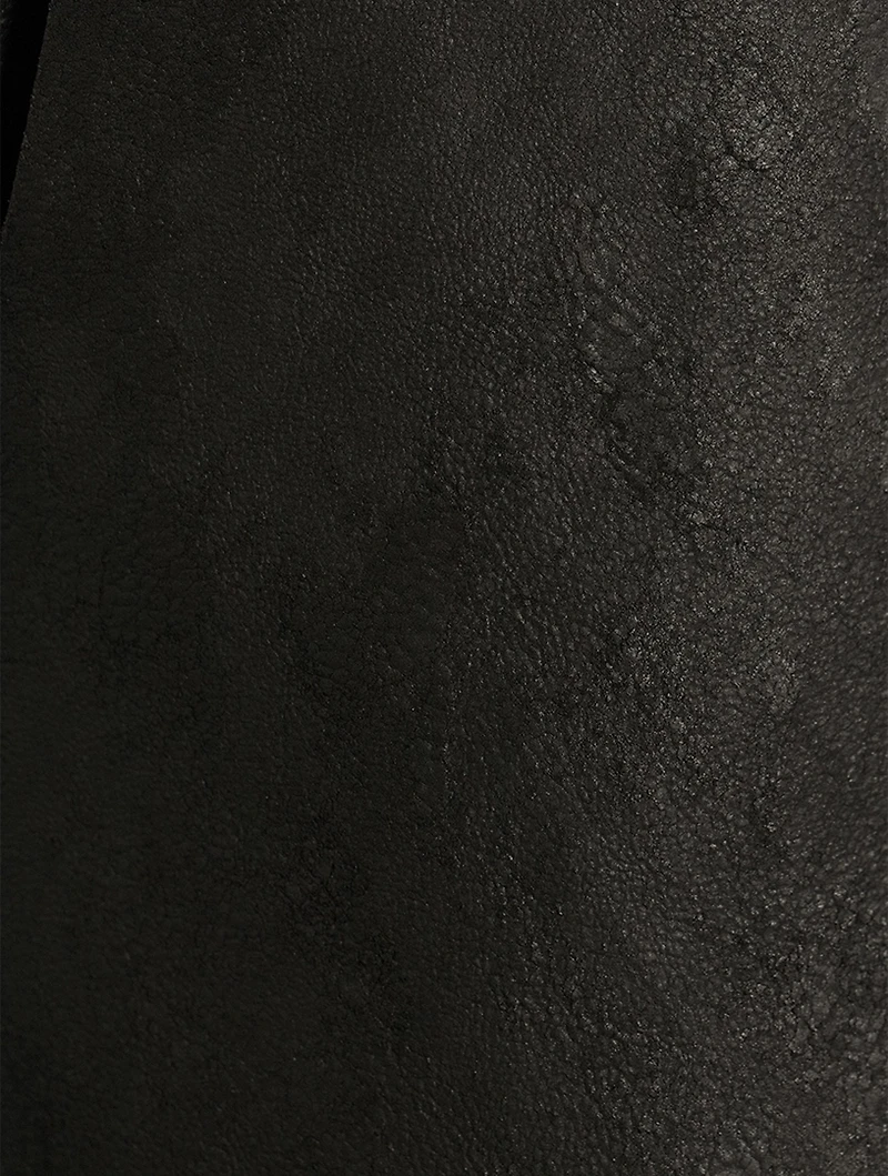 Laura Sleeveless Leather Top