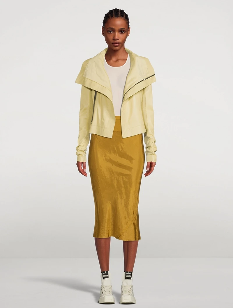 Bias-Cut Midi Skirt