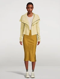 Bias-Cut Midi Skirt