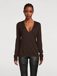 Gethsemane Wool V-Neck Sweater