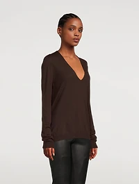 Gethsemane Wool V-Neck Sweater