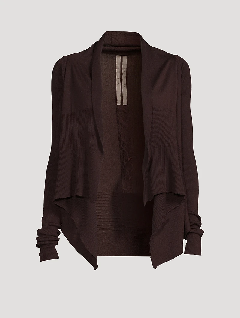 Gethsemane Short Wrap Wool Cardigan