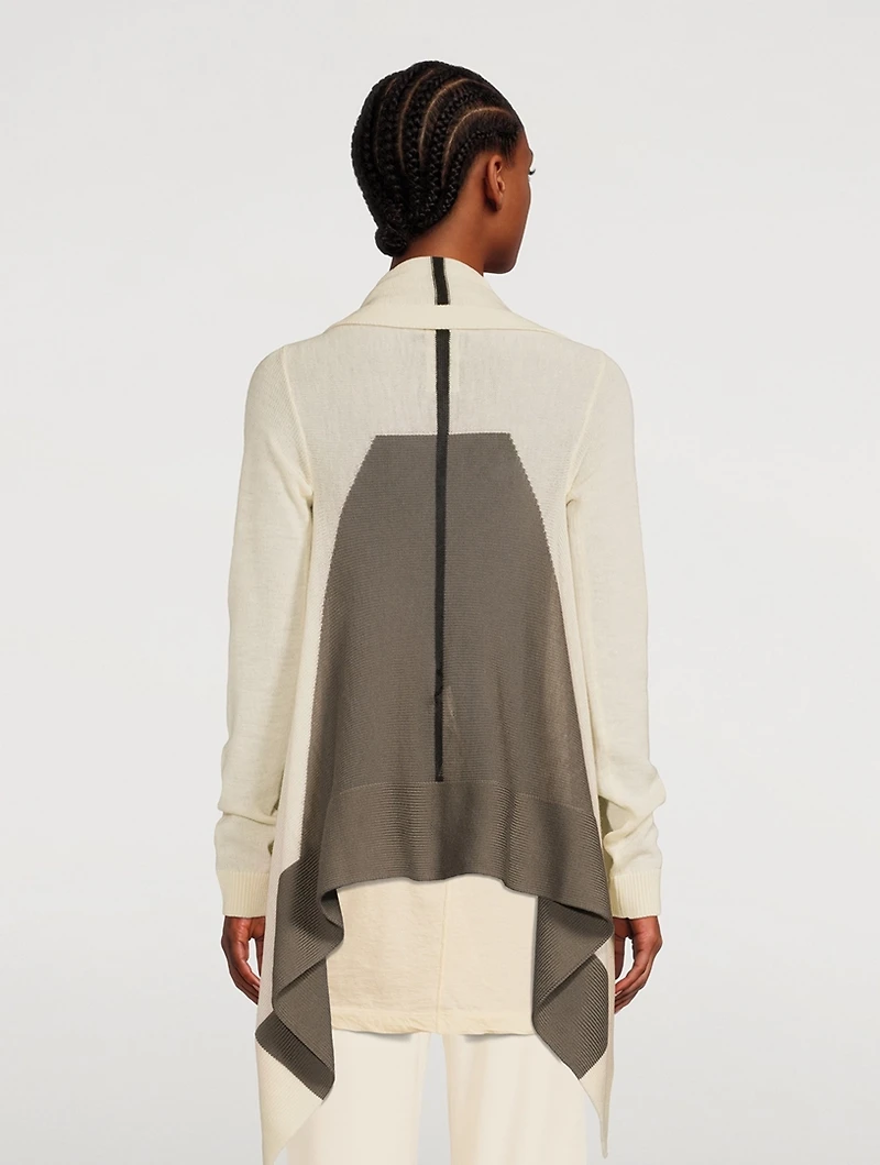 Medium Wool Wrap Cardigan