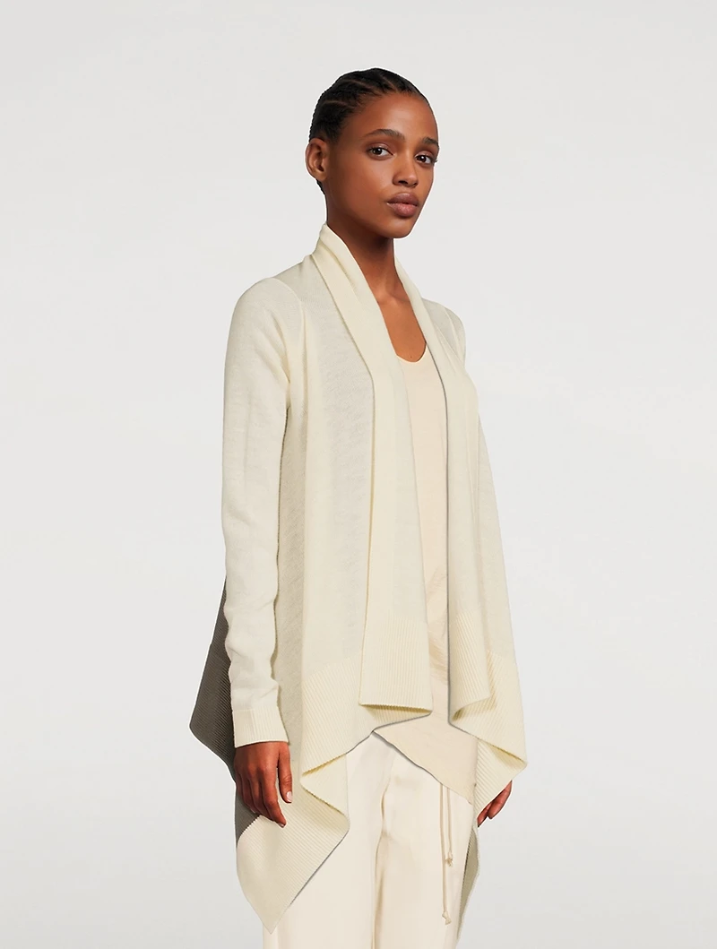 Medium Wool Wrap Cardigan