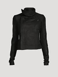 Classic Leather Biker Jacket