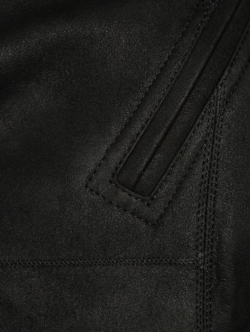 Classic Leather Biker Jacket