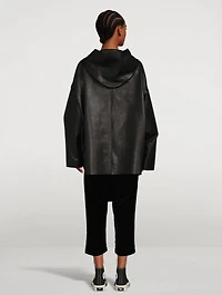Peter Leather Zip-Front Jacket