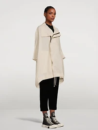 Sail Linen And Wool Biker Jacket