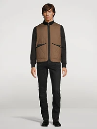 Quilted Zip Vest