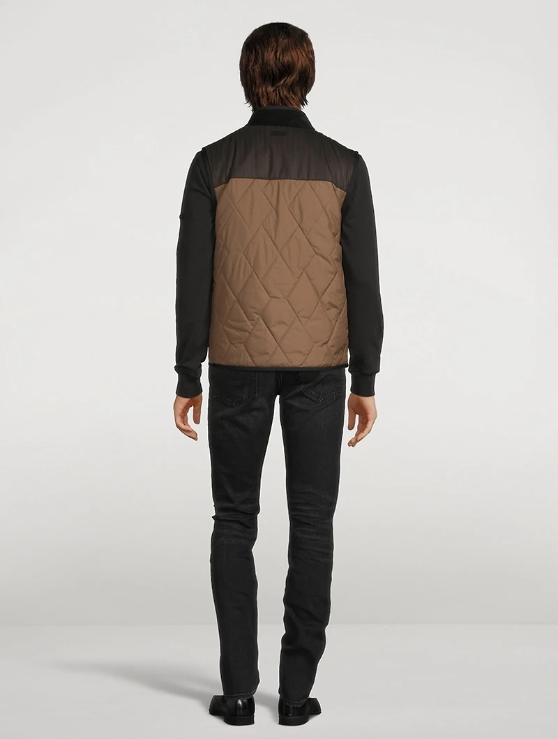 Quilted Zip Vest
