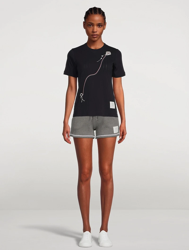 Sky Icon Intarsia Knit T-Shirt