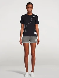 Sky Icon Intarsia Knit T-Shirt