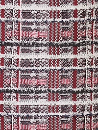 Madras Check Short-Sleeve Sweater