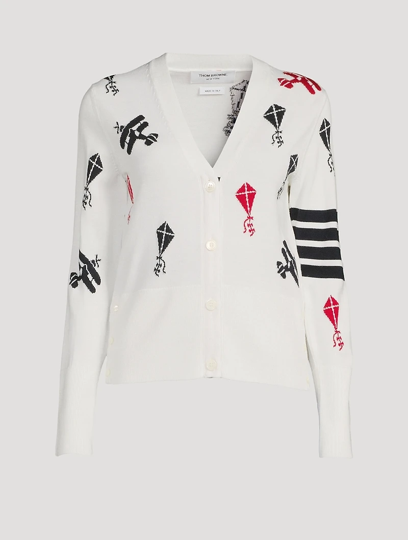 Sky Icon Intarsia Cardigan