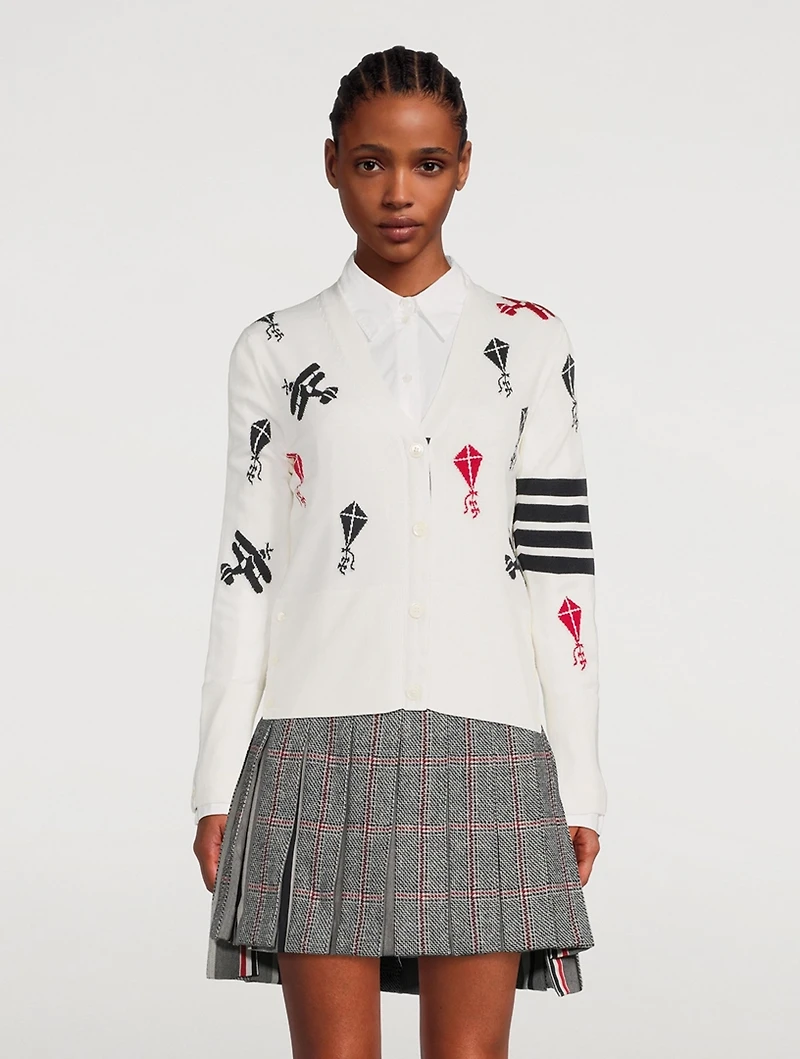 Sky Icon Intarsia Cardigan