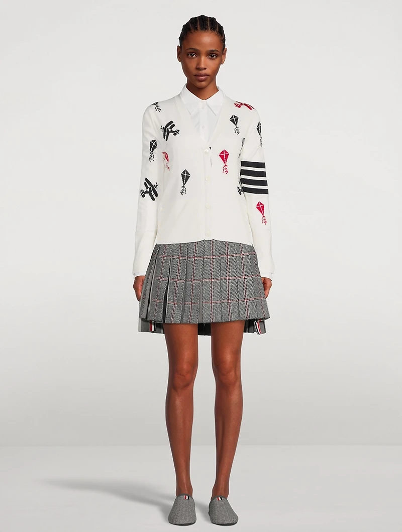 Sky Icon Intarsia Cardigan
