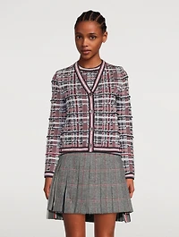 Madras Check Cardigan