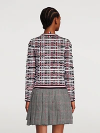 Madras Check Cardigan