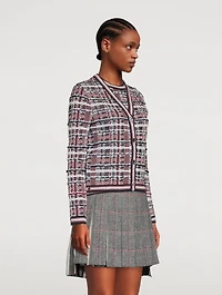 Madras Check Cardigan