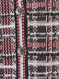 Madras Check Cardigan
