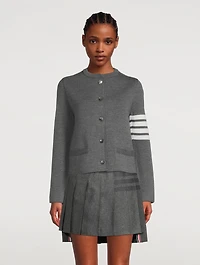Wool Crewneck Cardigan