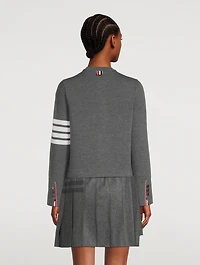 Wool Crewneck Cardigan