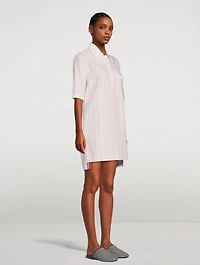 Polo Dress Stripe Print