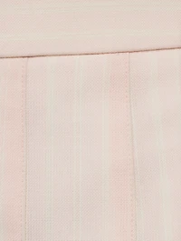 Wool Dropped Back Pleated Mini Skirt