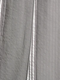Seersucker Dropped Back Pleated Mini Skirt