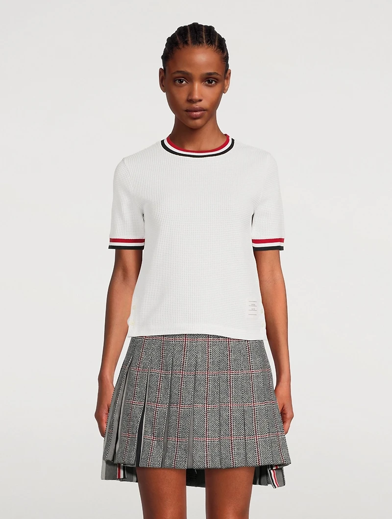 Textured Cotton T-Shirt