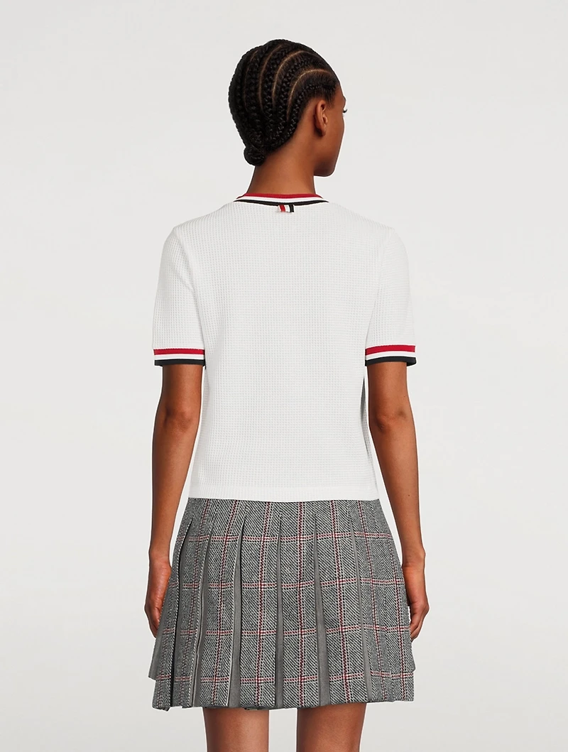 Textured Cotton T-Shirt